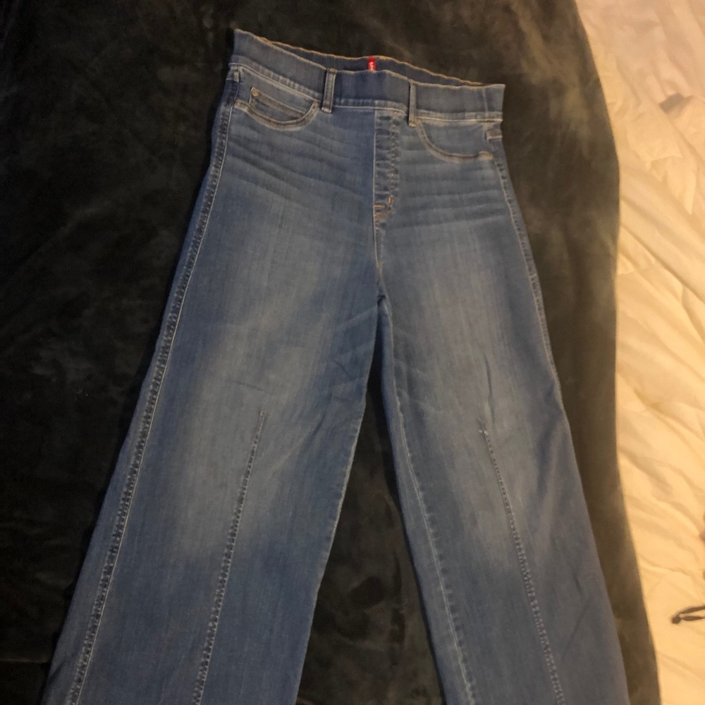 Spanx wide leg jeans